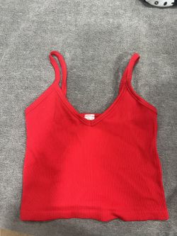 NEW MIX red crop top