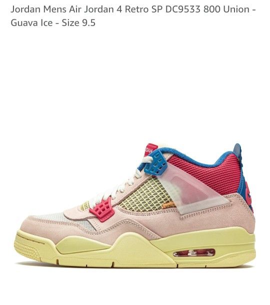Jordan Man Air Jordan 4 Retro Ice Guava 8.5 Men