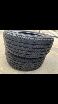 2 Only - 205/55r16 Firestone Tires Good 80% Treads 2023 DOT!