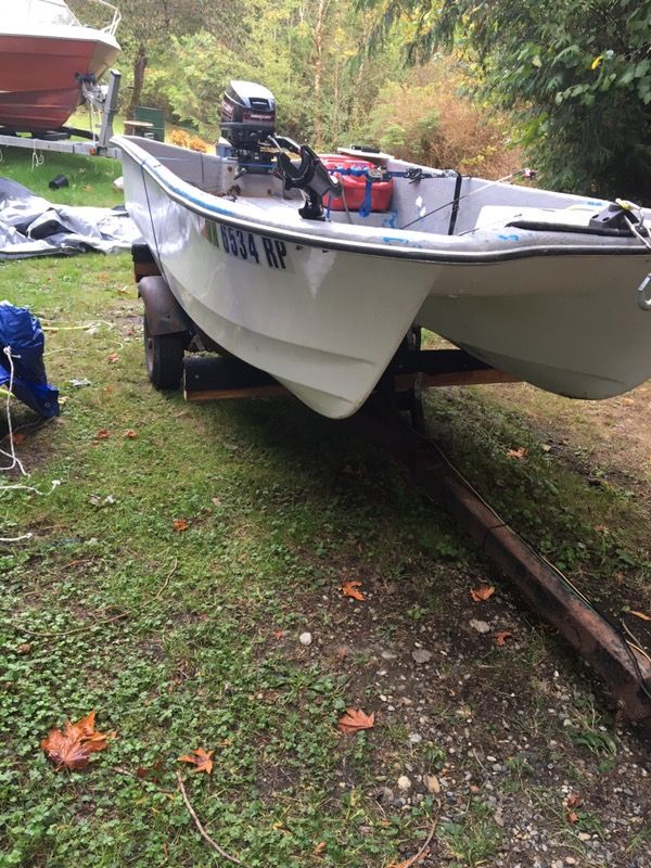 10ft livingston/motor/trailer for Sale in Port Orchard, WA OfferUp