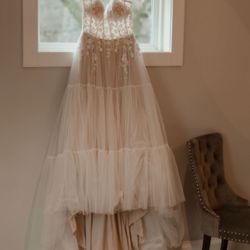 White Lillian West wedding Dress