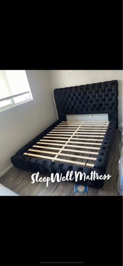 Queen size bed frame only