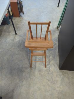 Vintage Doll High Chair 