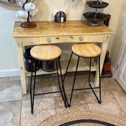 Desk furniture with chairs 