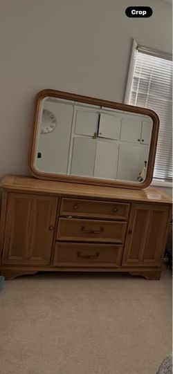 Vintage dresser with mirror