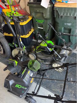 Greenworks 80 volt full set.