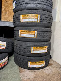 225/60/16 Groundspeed HT 4 NEW TIRES INSTALLED AND BALANCED