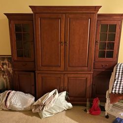 Beautiful Wood Wall Unit.