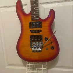 Beautiful Flamed Maple Shredder Electric Guitar