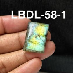 Labradorite Rectangle Shape Natural Gemstone Cabochon-LBDL-58-1