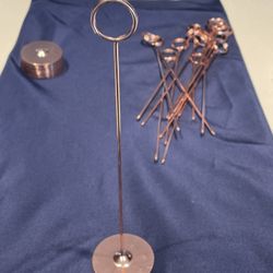 15 Copper Table Number Holders