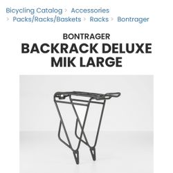 BONTRAGER BACKRACK DELUXE MIK LARGE