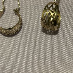 Gold  Earrings $110