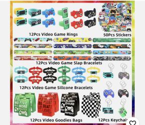 New sealed 110 pcs video game party favors