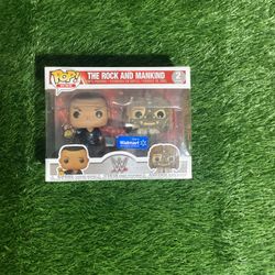 Funko Pop WWE The Rock and Mankind 2-Pack
