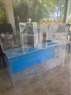 55 gal acrylic aquarium tank only