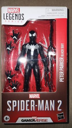 Marvel Legends Spiderman 2 Symbiote Suit Spiderman 