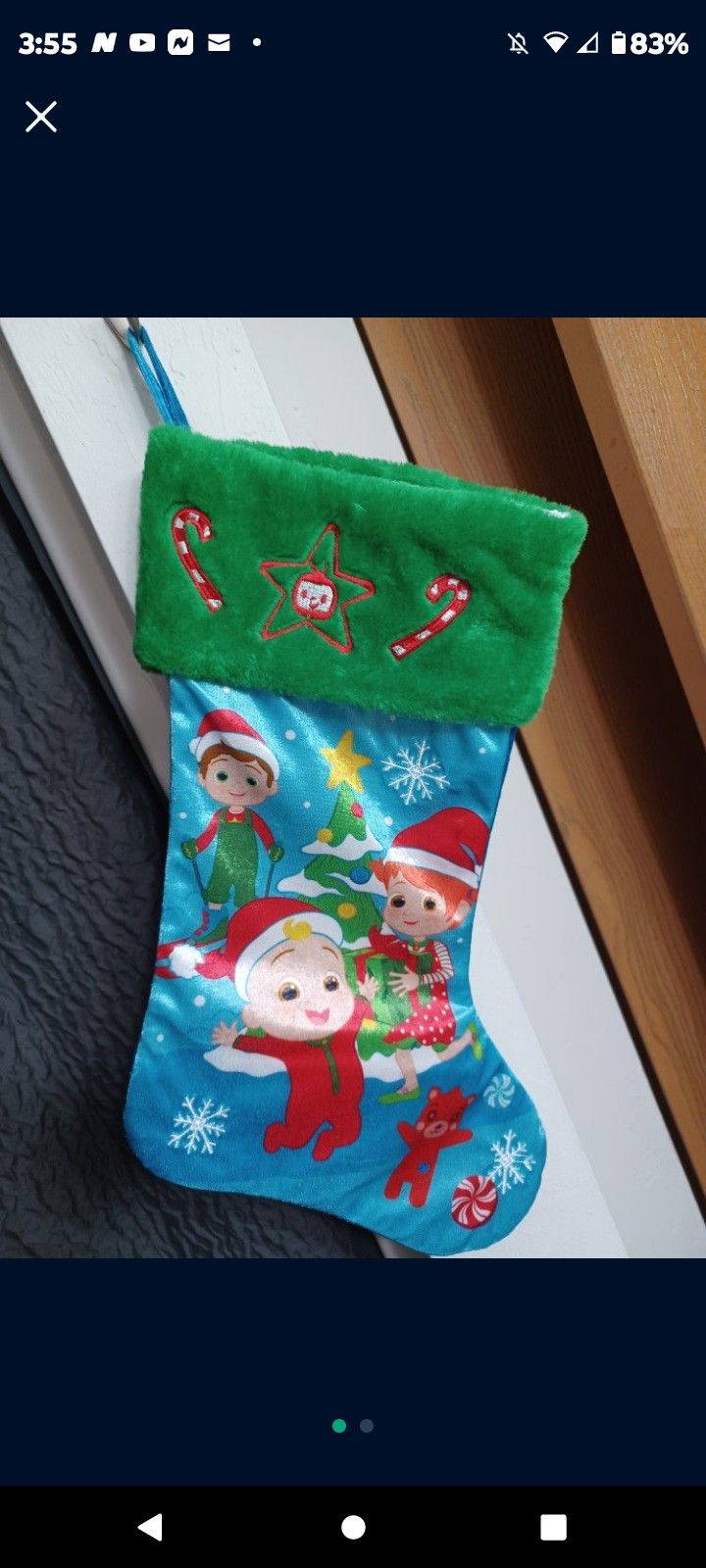 Cocomelon Christmas Stocking
