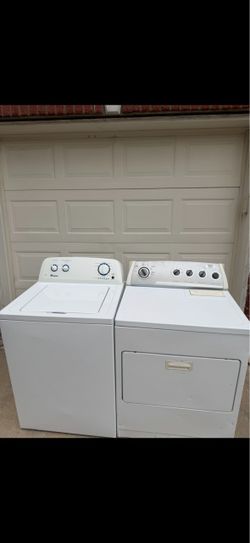Washer and dryer set