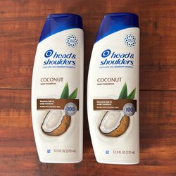 Head And Shoulders Pyrithione Zinc Dandruff Shampoo: COCONUT 12.5 oz Each (2 For $10)