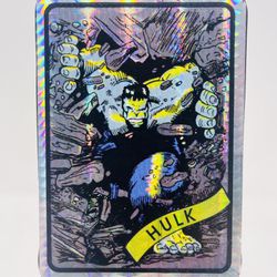 1990's Marvel Universe Vending Machine Foil Prism Stcker Gray Hulk Rare