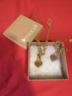 ❤️Cute Fantasy Necklace set  /Lindo juego de collar con su pulso de fantasia ( no se pone negro) 