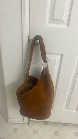 Michael Kors suede bucket purse
