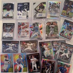 Baseball Card Lot - 2020s Autos And Stars