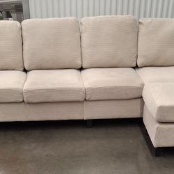 Free Delivery! Luxury Corduroy Modular Sectional 
