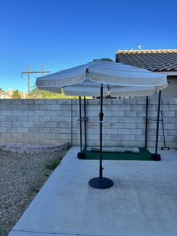 Patio Umbrella With Stand