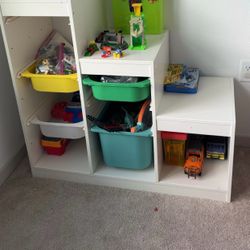 Toys Storage Organizer With Boxes 