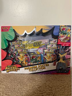 Ascended Heroes Mega Lucario Premium Poster Collection Box