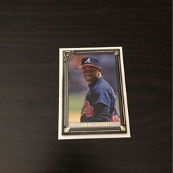 Deion Sanders - Atlanta Braves - 2021 Topps Gallery 