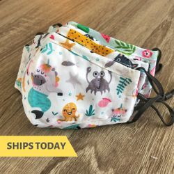 Toddler Face Mask - Aquarium