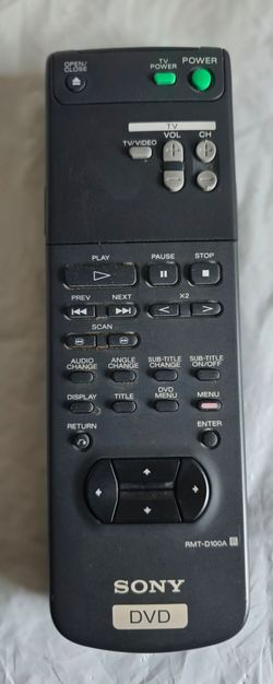 Sony DVD Remote Control RMT-D100A like new