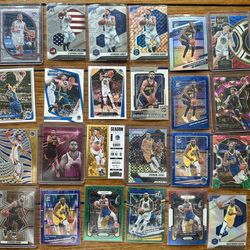 Stephen Curry Warriors Lot | Prizm Mosaic Optic Select + Draymond & Podziemski 