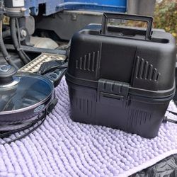 12V RoadPro Frying Pan + Portable Stove – Truck/Camper Cooking Set