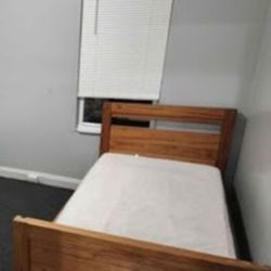 TWIN THIS END UP BED ( NO MATTRESS)