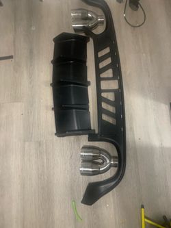 Dodge charger rear diffuser