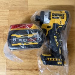 Dewalt Impact Driver Drill With 6ah Flexvolt Battery