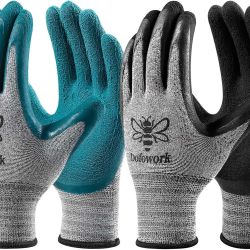 6 Pair Gardening Gloves for Women/Men, Breathable Natural Latex Garden Gloves with Grip  Size L  ✅ Brand new, never used ✅ Same item sold on Amazon ✅ 