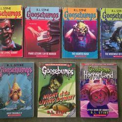 Goosebumps Book Lot (7 Books)