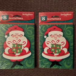 Christmas / Holiday Party Invitations (16 Count) New In package