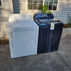New GE Washer And Used  Dryer 