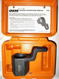 Honda/Acura crankshaft damper holding tool