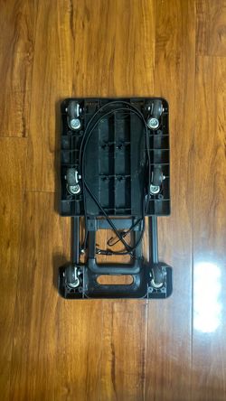 SPACEKEEPER Folding Hand Truck, 500 LB Heavy Duty