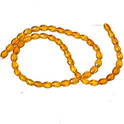 Strand Of Faceted Baltic Amber Beads 