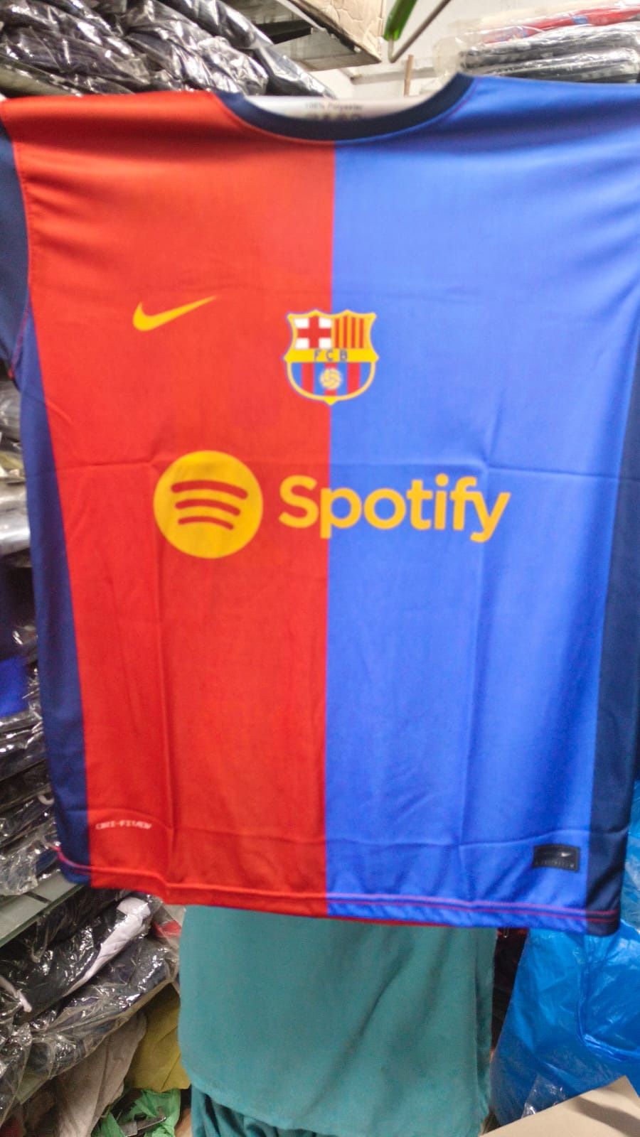 Lamin Yamal Red And Black Full Sleves Jersey
