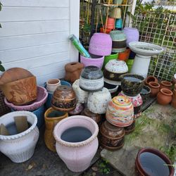 PRICES VARY Various Clay Plant Pots Planters Macetas Vases For Patio / Garden (AZUSA) 