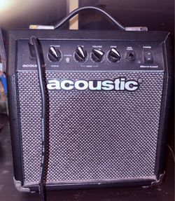 Acoustic guitar amp (black)